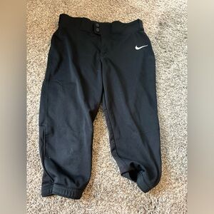 Nike Girls Black Softball Pants Size Large